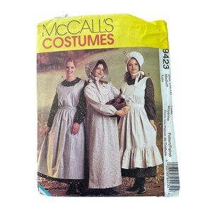 90s McCalls 9423 Prairie Costume Sewing Pattern Size Medium 12-14 Retro UNCUT